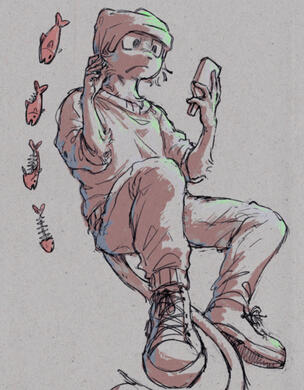 fullbody cleaned sketch, with clean(ish) shading fullbody cleaned sketch, with clean(ish) shading