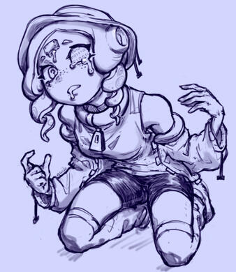 cleaned fullbody sketch of a friends oc with basic shading cleaned fullbody sketch of a friends oc with basic shading