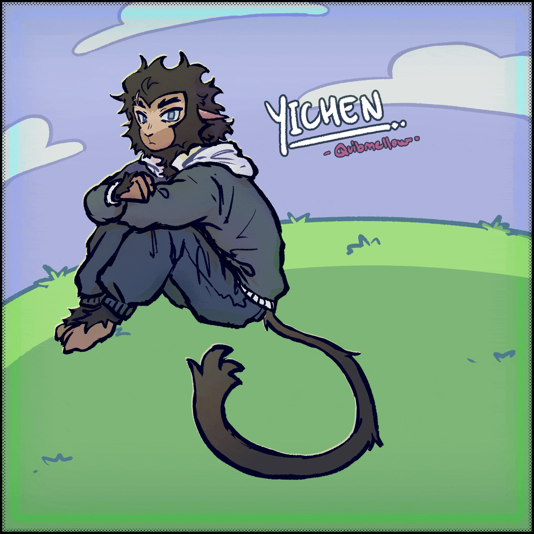 short partial(?) animation of my friends oc for artfight